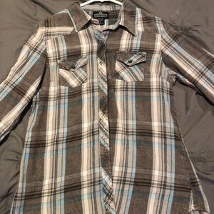 Angie Flannel Button Down Shirt